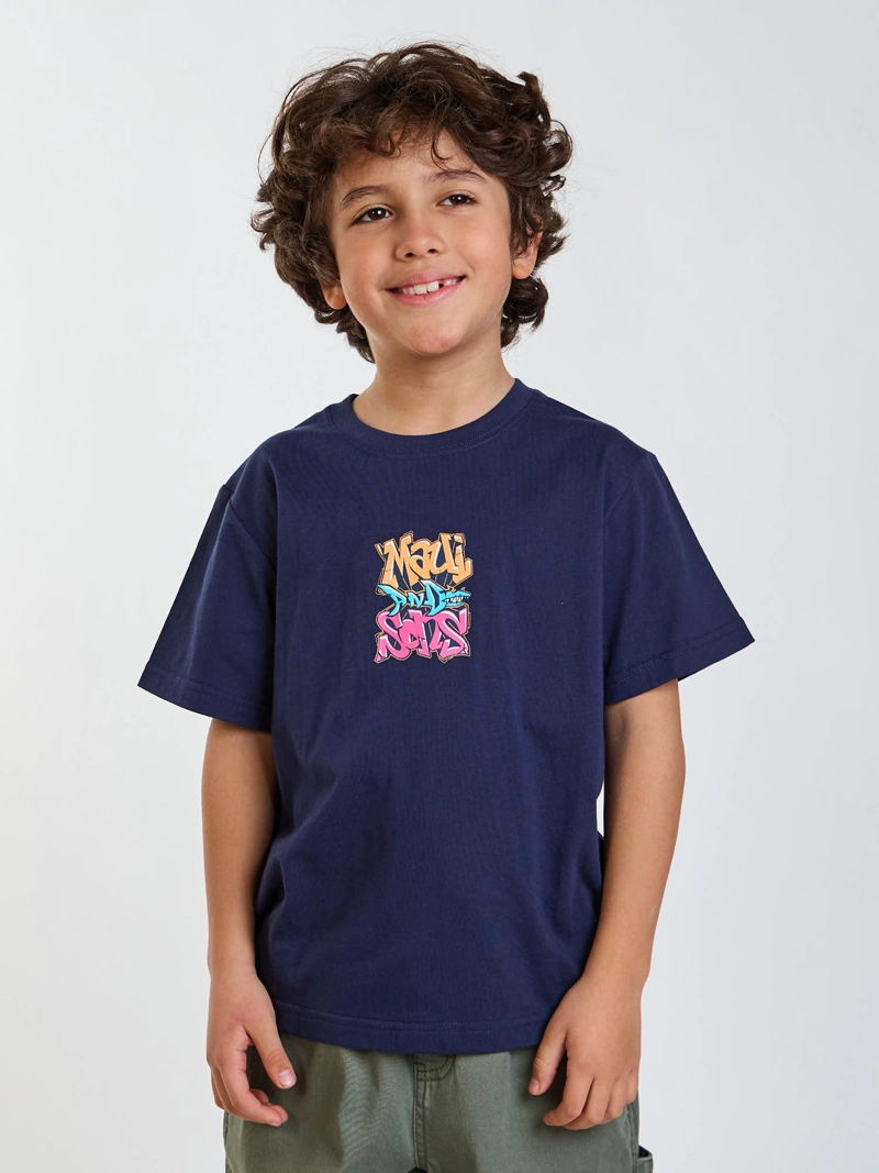 POLERA MC SUNSET AZUL INFANTIL MAUI AND SONS - 1