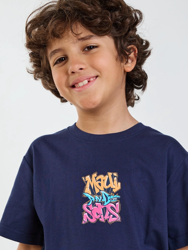POLERA MC SUNSET AZUL INFANTIL MAUI AND SONS - 5