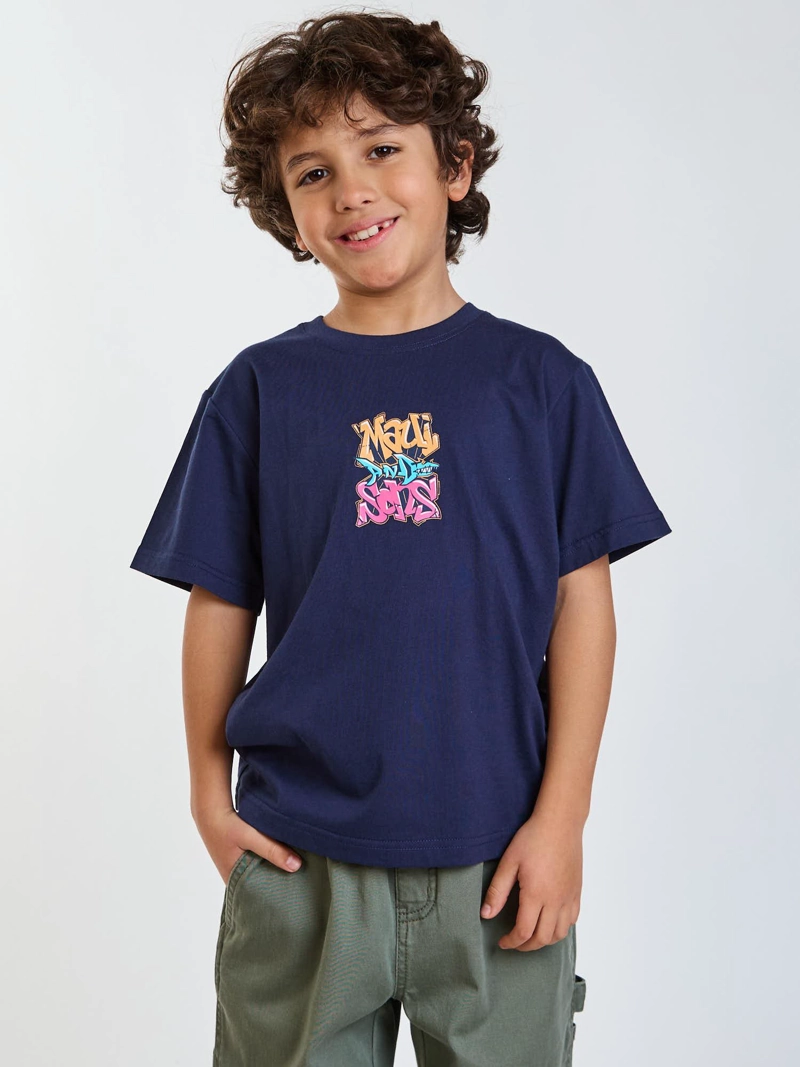 POLERA MC SUNSET AZUL INFANTIL MAUI AND SONS - 6