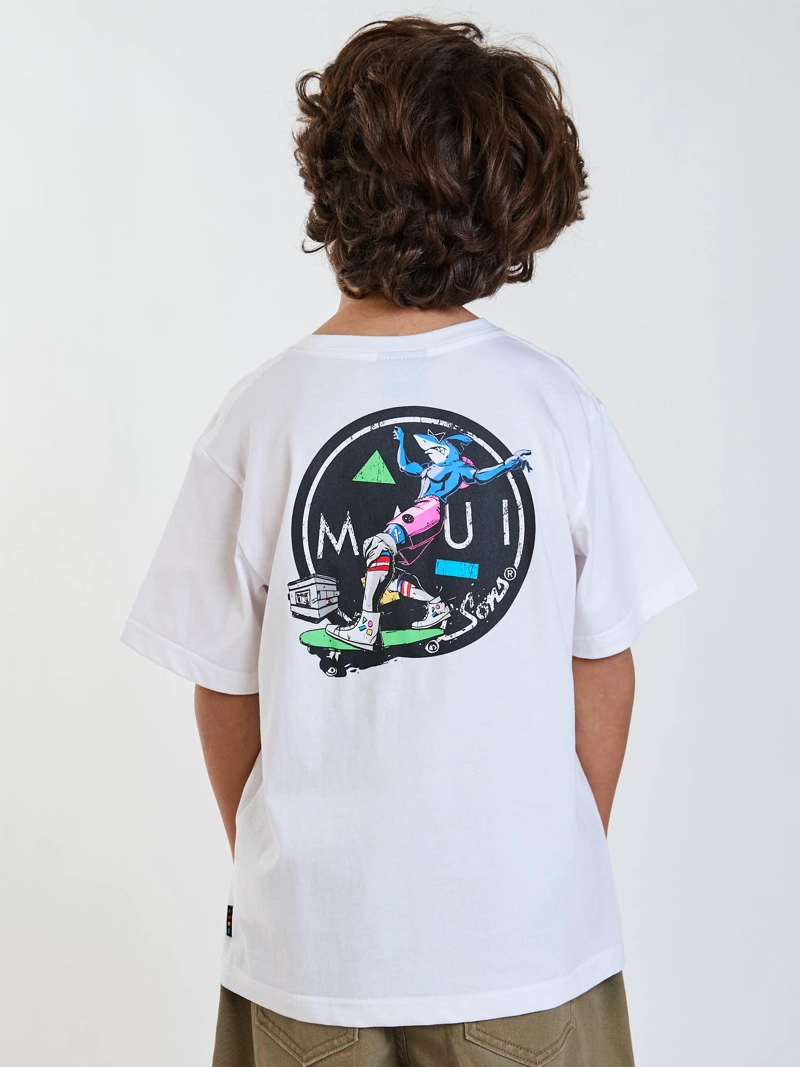POLERA MC PALI BLANCO INFANTIL MAUI AND SONS - 2