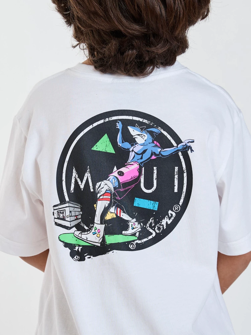 POLERA MC PALI BLANCO INFANTIL MAUI AND SONS - 4