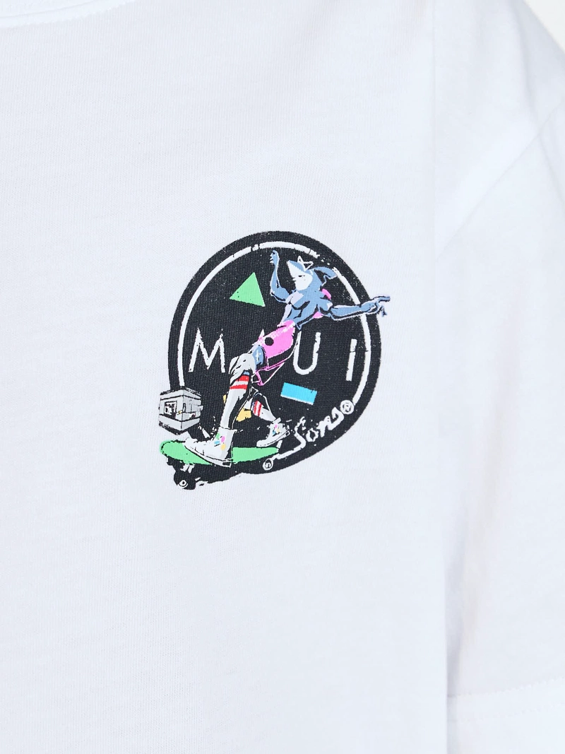 POLERA MC PALI BLANCO INFANTIL MAUI AND SONS - 6