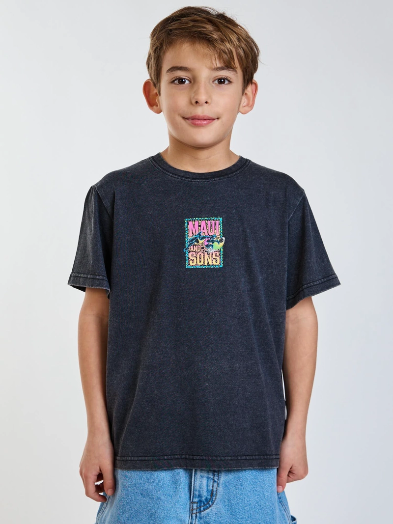 POLERA MC FRENZY NEGRO INFANTIL MAUI AND SONS - 1