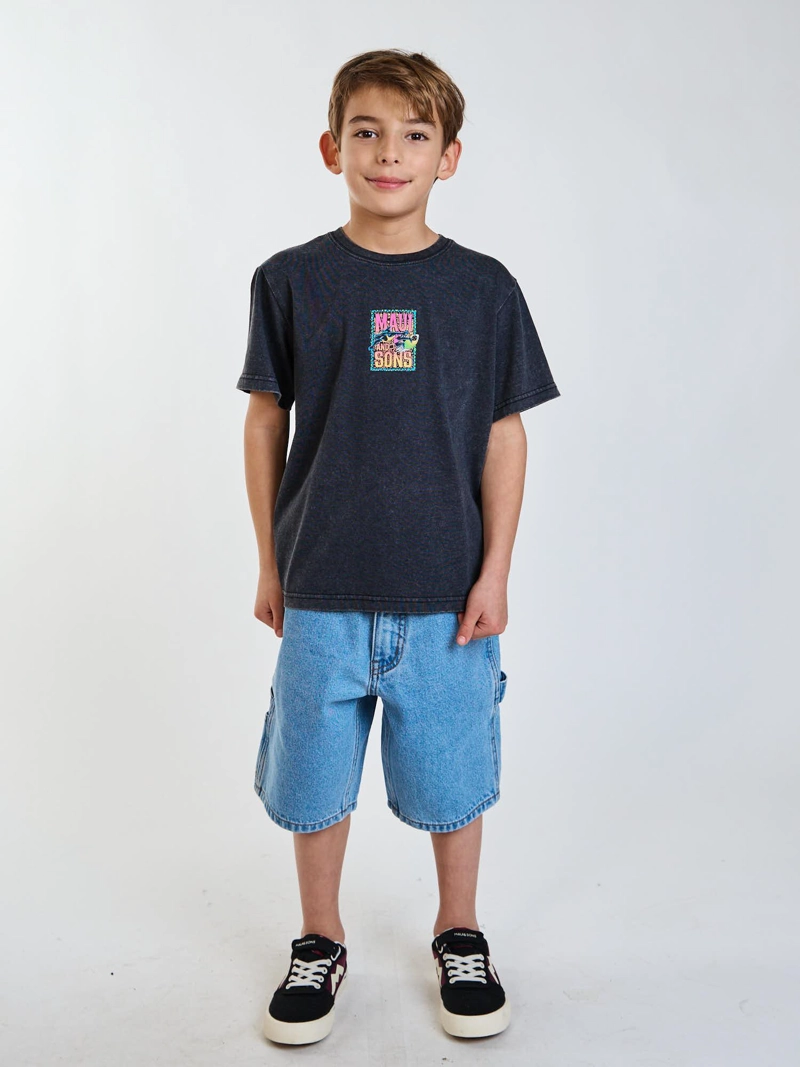 POLERA MC FRENZY NEGRO INFANTIL MAUI AND SONS - 7