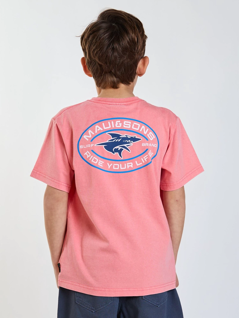 POLERA MC SEASIDE ROSADO INFANTIL MAUI AND SONS - 2