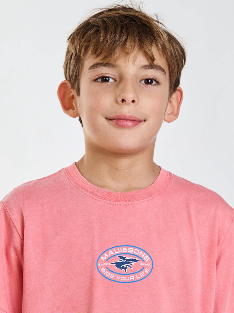 POLERA MC SEASIDE ROSADO INFANTIL MAUI AND SONS - 5