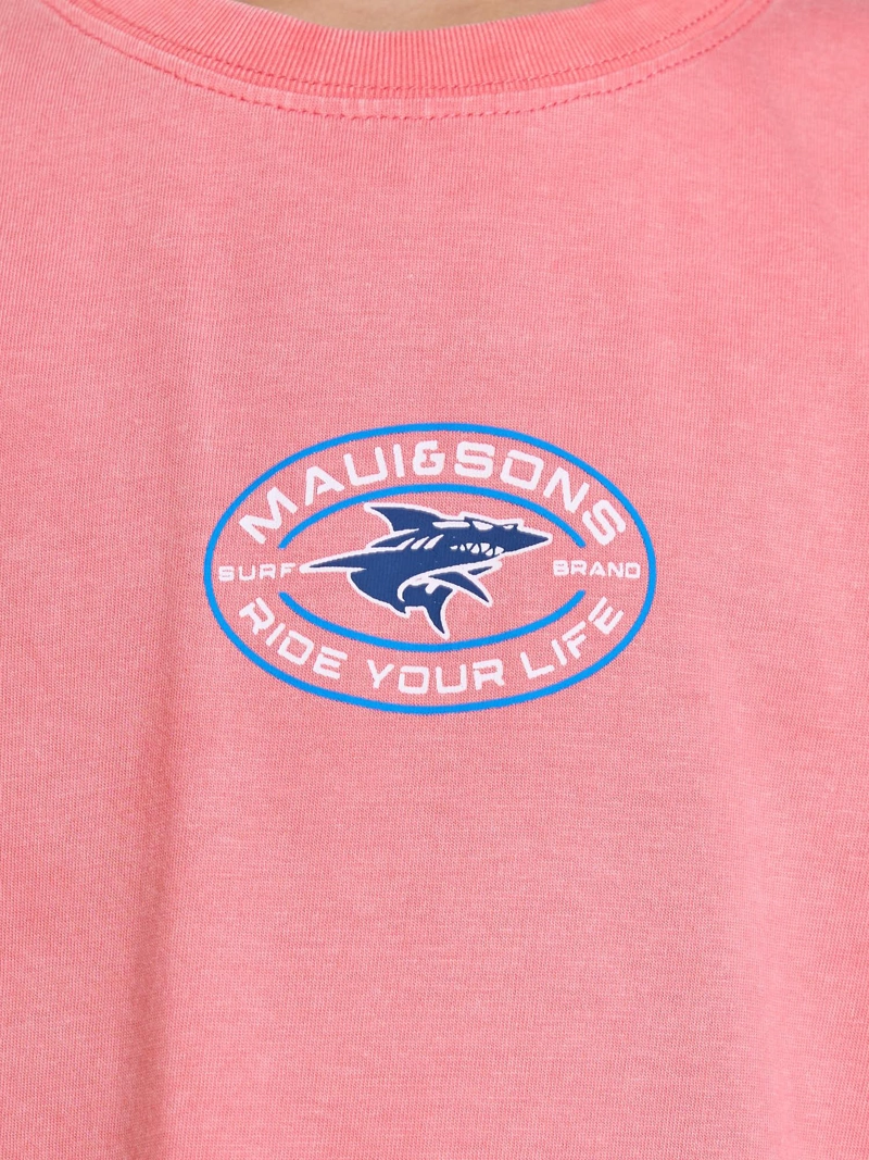 POLERA MC SEASIDE ROSADO INFANTIL MAUI AND SONS - 6