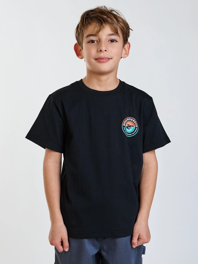 POLERA MC SHILD NEGRO INFANTIL MAUI AND SONS - 1
