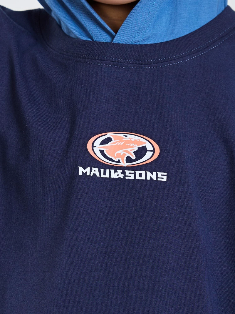 POLERA ML SURF LEGACY AZUL INFANTIL MAUI AND SONS - 6