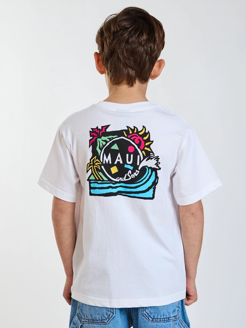 POLERA MC SPIRIT BLANCO INFANTIL MAUI AND SONS - 2