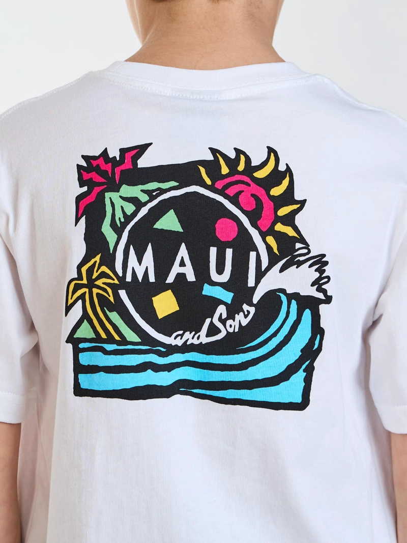POLERA MC SPIRIT BLANCO INFANTIL MAUI AND SONS - 4