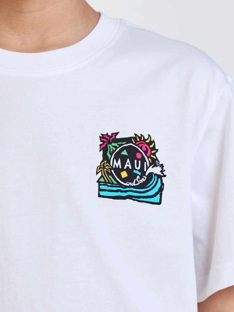 POLERA MC SPIRIT BLANCO INFANTIL MAUI AND SONS - 6