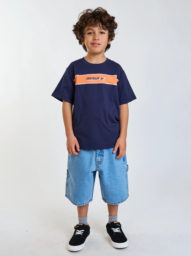 POLERA MC SURF AZUL INFANTIL MAUI AND SONS - 7