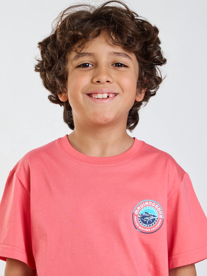 POLERA MC SHILD ROSADO INFANTIL MAUI AND SONS - 5