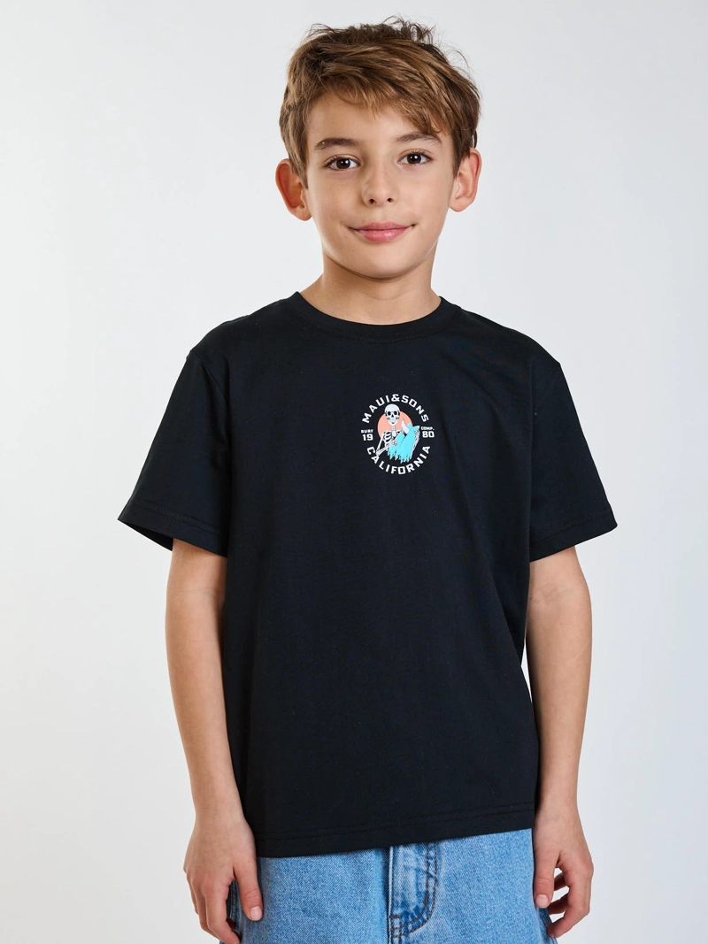 POLERA MC MALI NEGRO INFANTIL MAUI AND SONS - 1