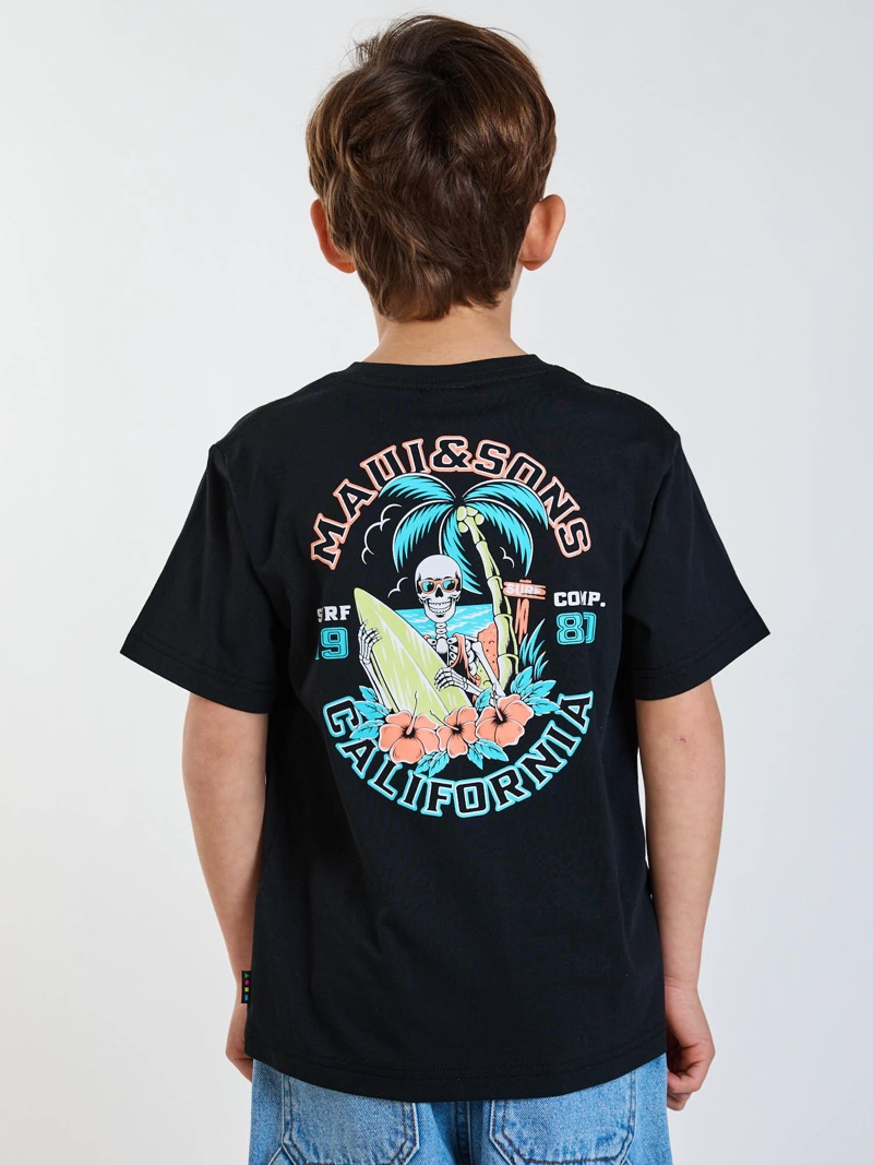 POLERA MC MALI NEGRO INFANTIL MAUI AND SONS - 2