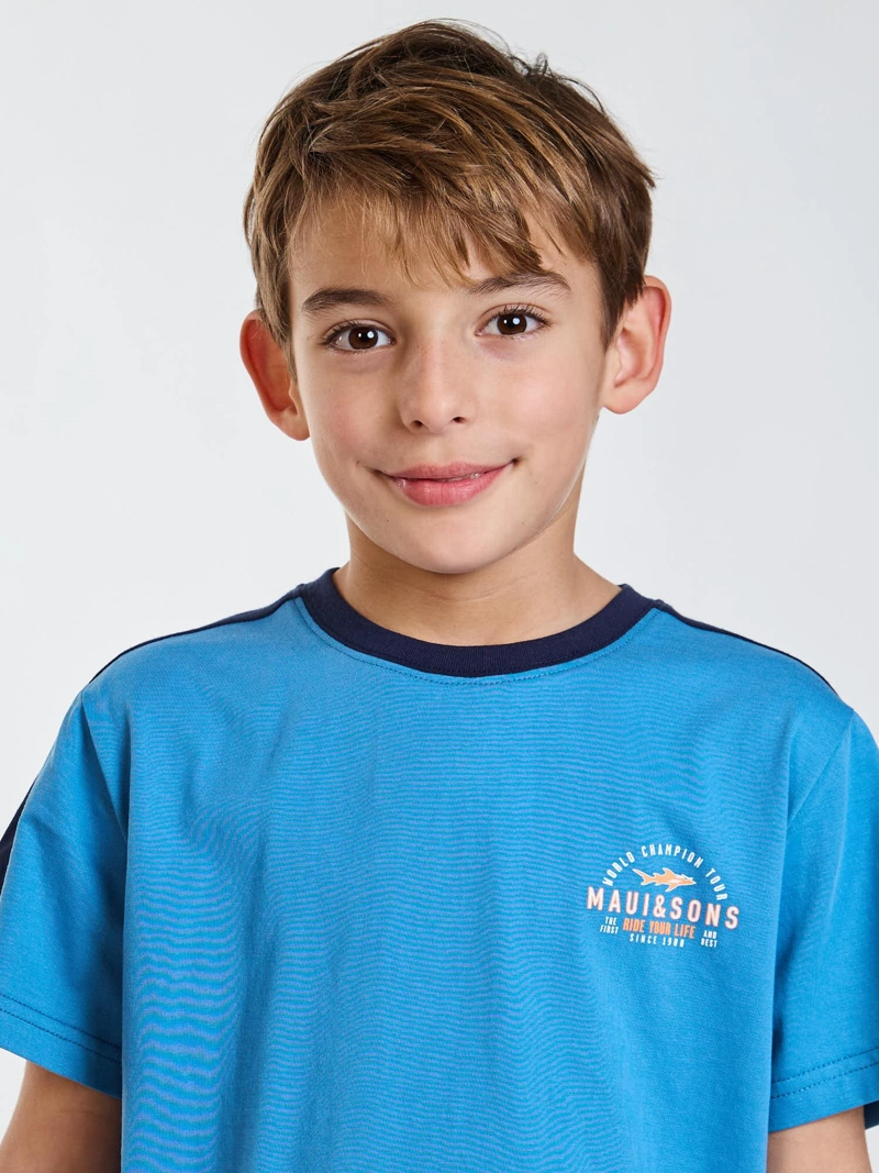 POLERA MC RIDER AZUL INFANTIL MAUI AND SONS - 5