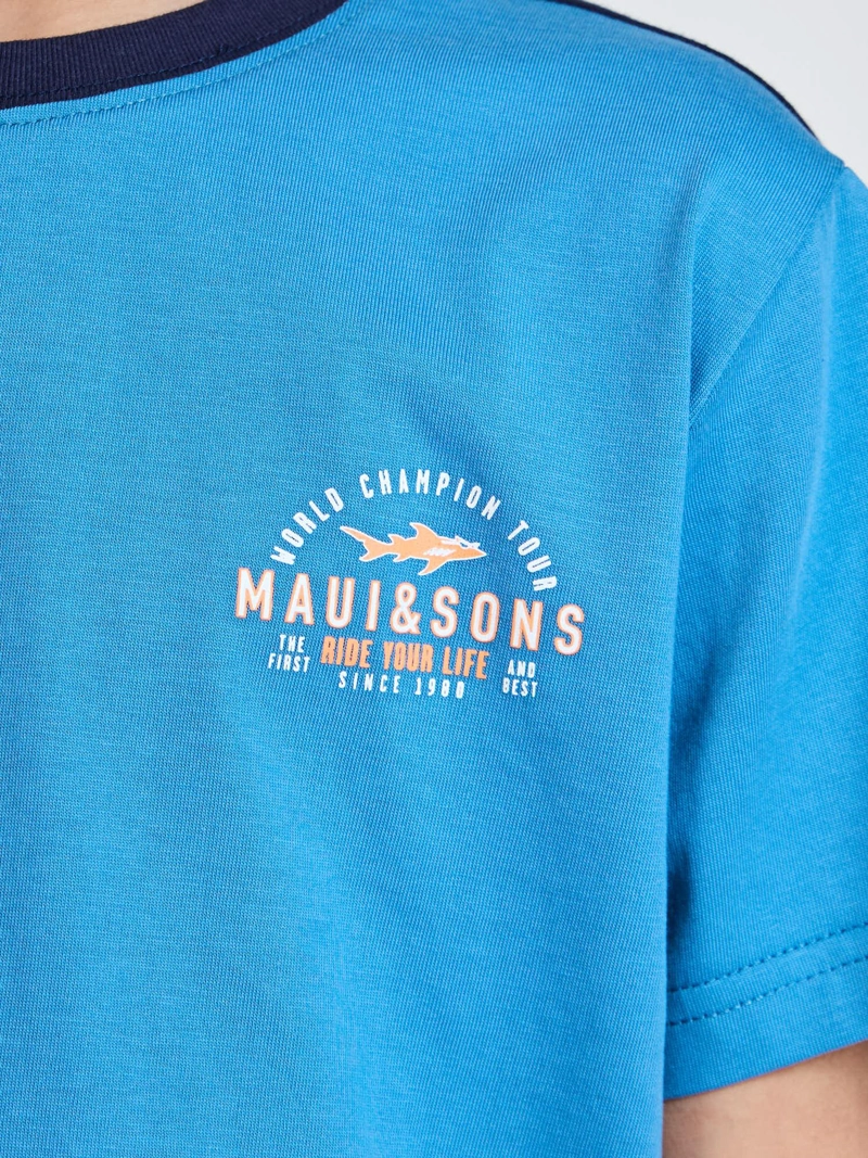 POLERA MC RIDER AZUL INFANTIL MAUI AND SONS - 6
