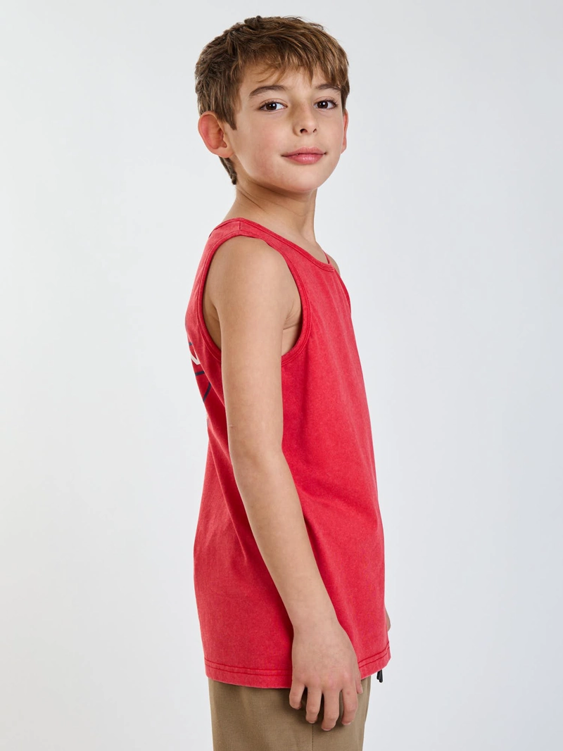 POLERA SM TIKI ROJO INFANTIL MAUI AND SONS - 3