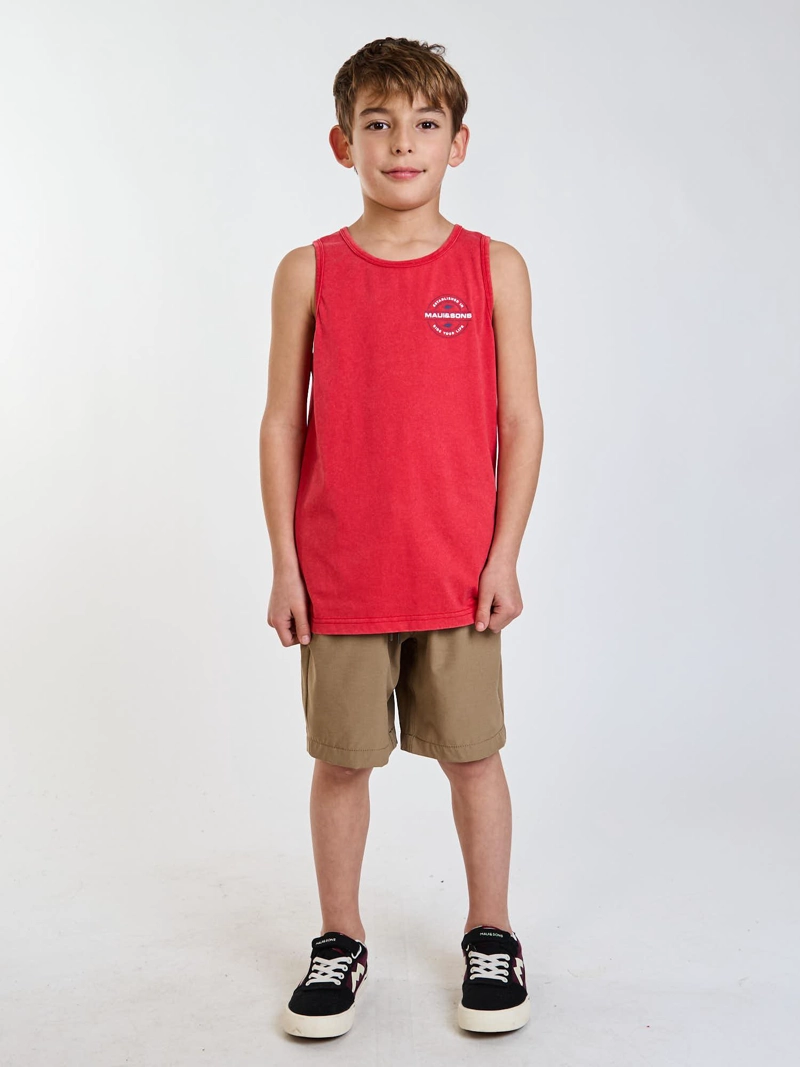 POLERA SM TIKI ROJO INFANTIL MAUI AND SONS - 7