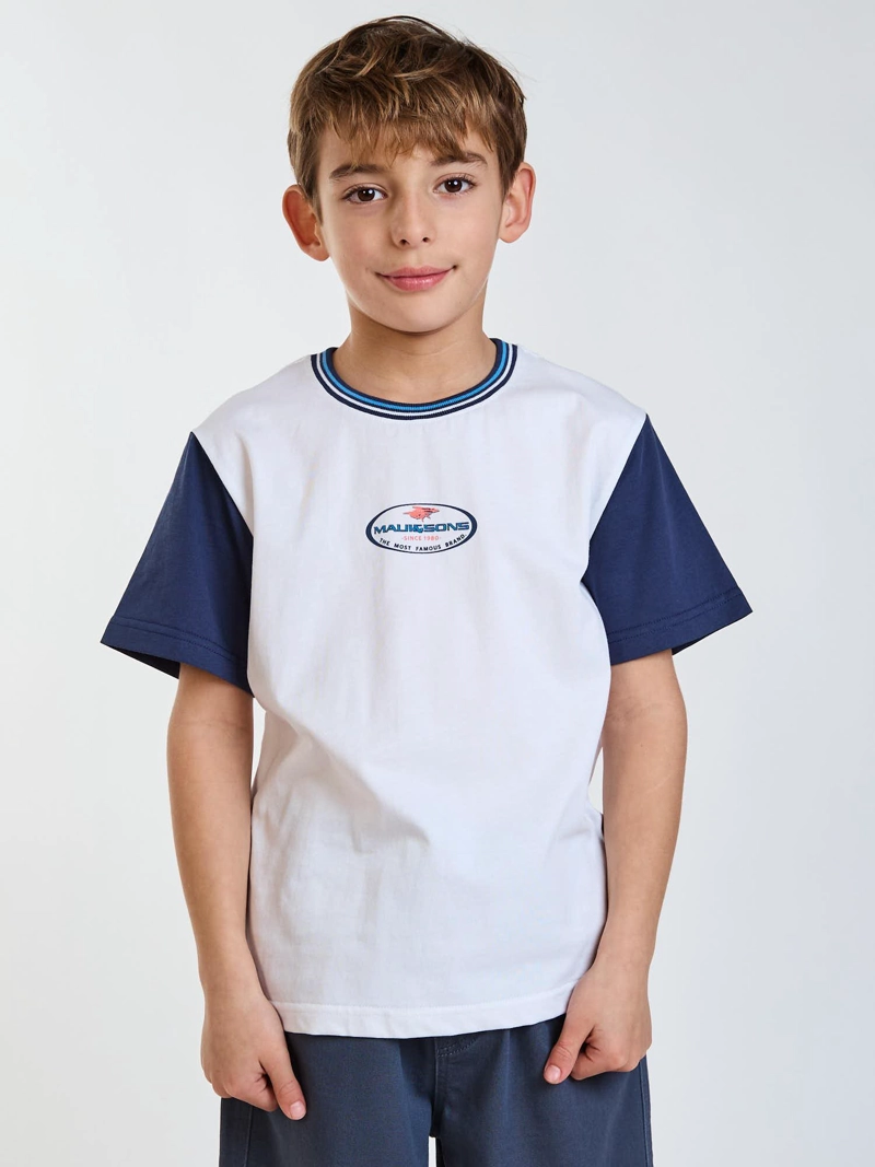 POLERA MC MANA BLANCO INFANTIL MAUI AND SONS - 1