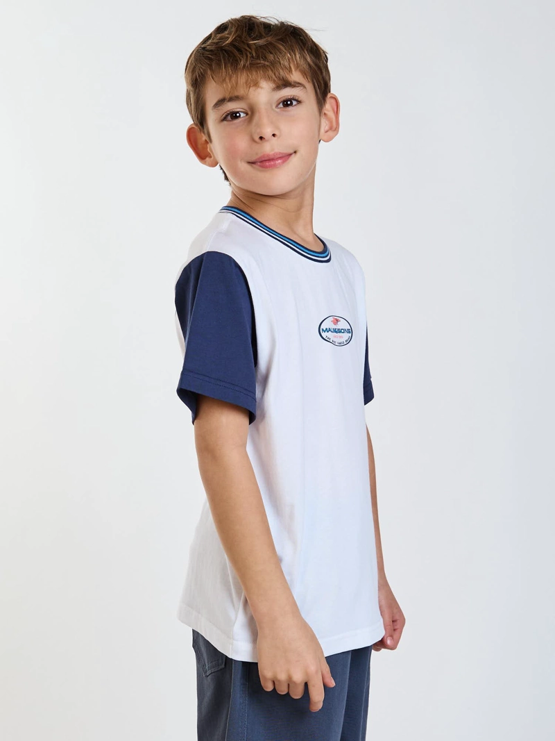POLERA MC MANA BLANCO INFANTIL MAUI AND SONS - 3