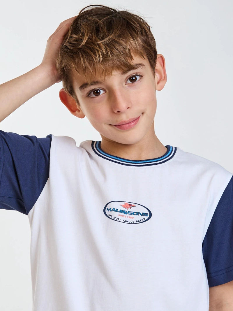 POLERA MC MANA BLANCO INFANTIL MAUI AND SONS - 5