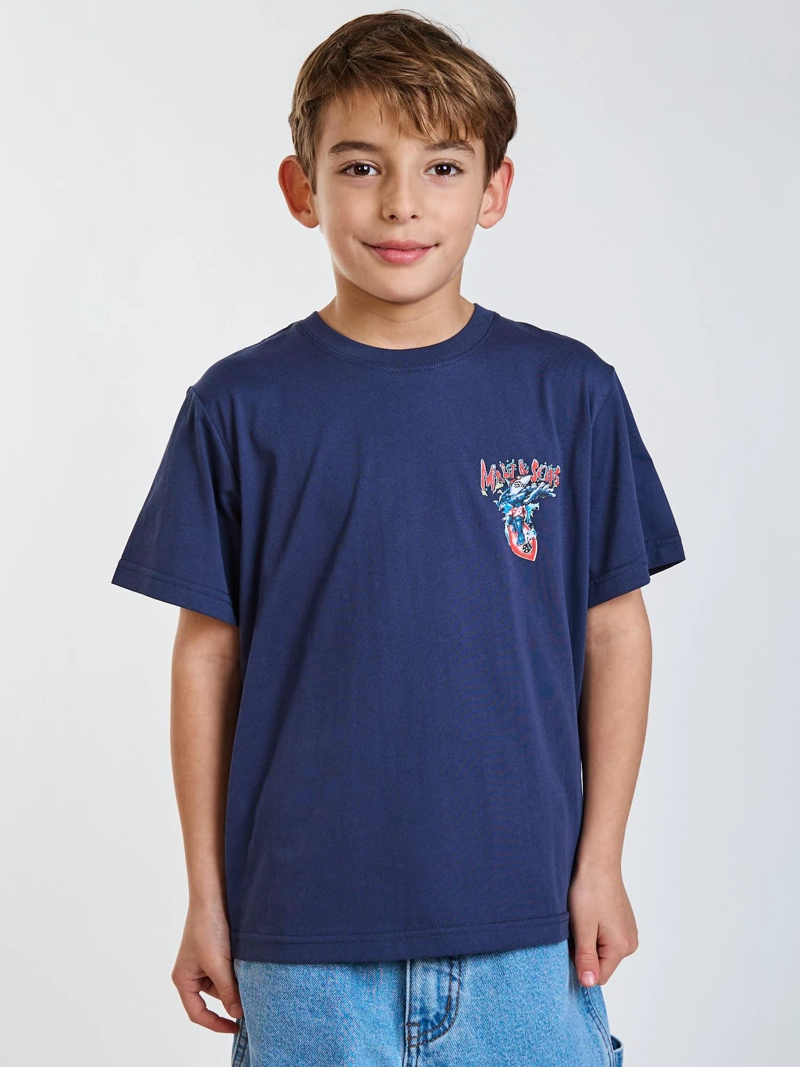 POLERA MC HIGHWAY AZUL INFANTIL MAUI AND SONS - 1