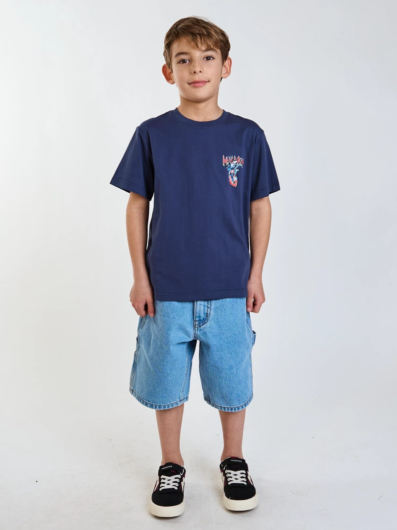 POLERA MC HIGHWAY AZUL INFANTIL MAUI AND SONS - 7