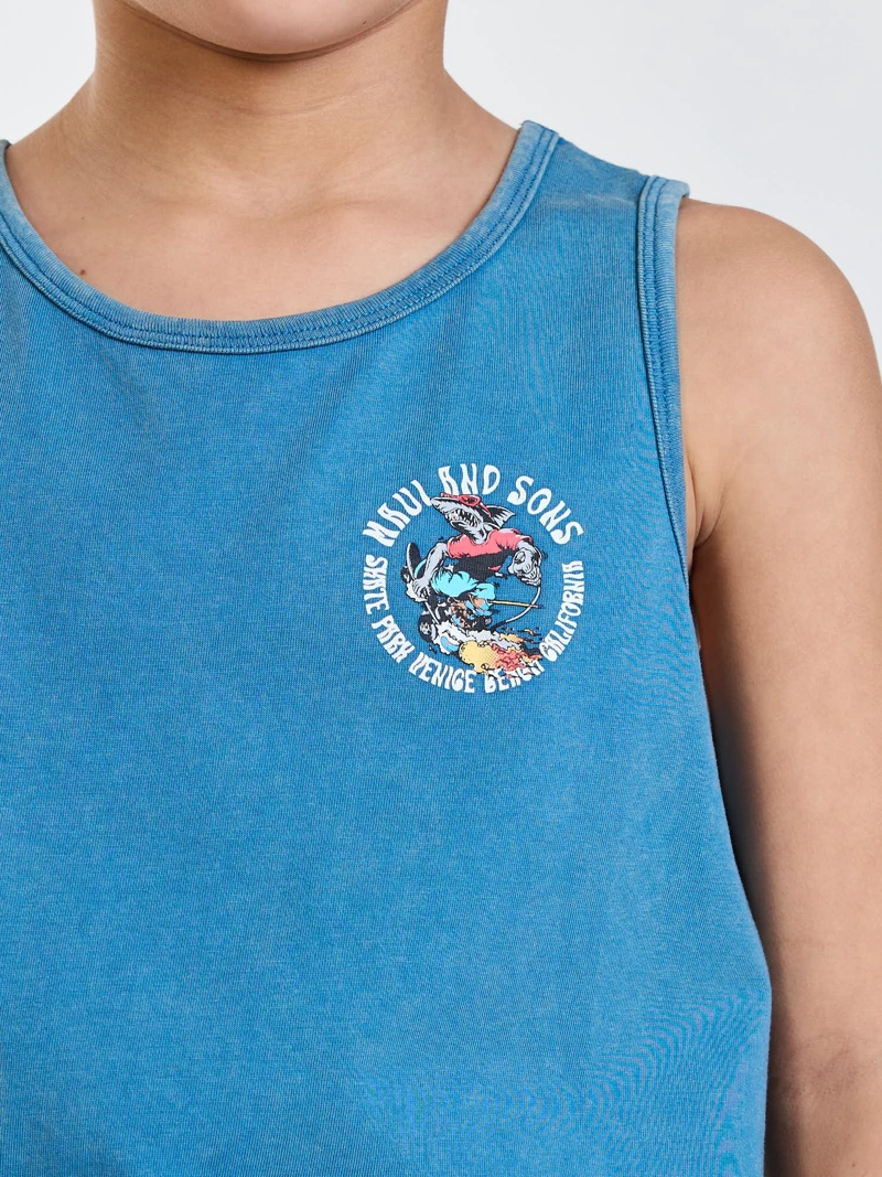 POLERA SM SKATE CELESTE INFANTIL MAUI AND SONS - 6