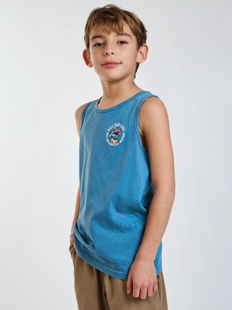 POLERA SM SKATE CELESTE INFANTIL MAUI AND SONS - 7