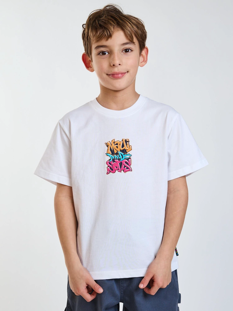 POLERA MC SUNSET BLANCO INFANTIL MAUI AND SONS - 1
