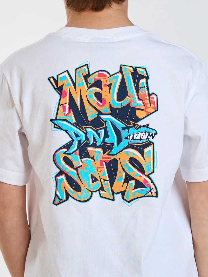 POLERA MC SUNSET BLANCO INFANTIL MAUI AND SONS - 4