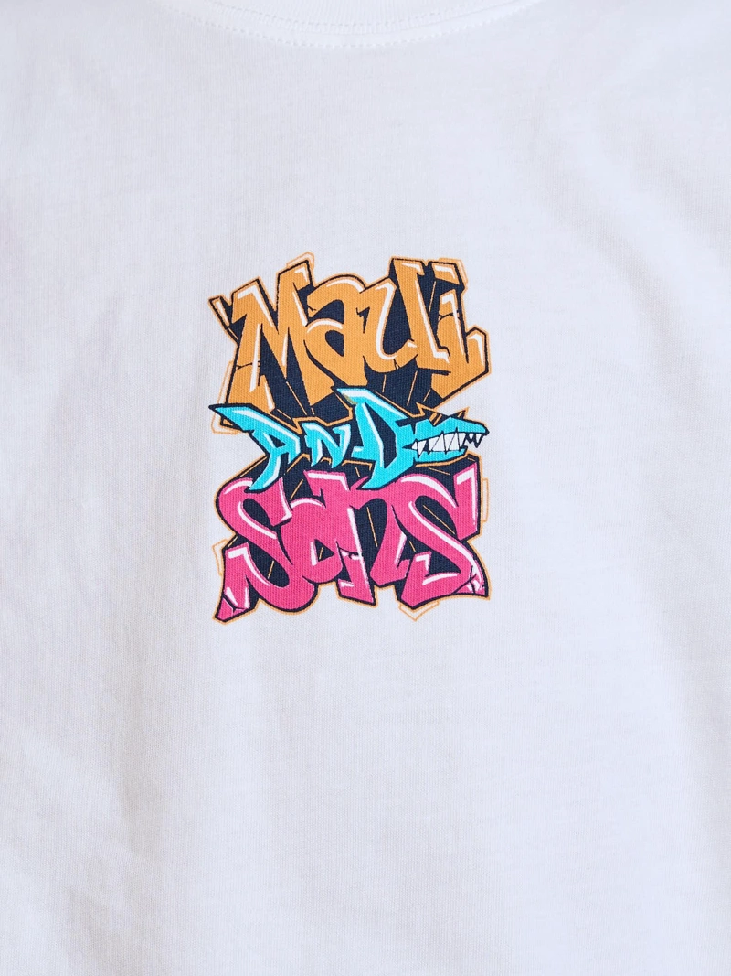 POLERA MC SUNSET BLANCO INFANTIL MAUI AND SONS - 6