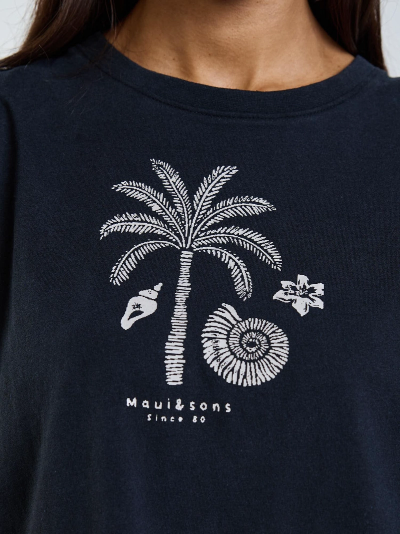 POLERA MC ELARA NEGRO MUJER MAUI AND SONS - 6