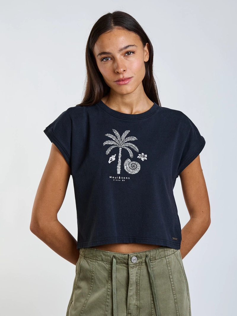 POLERA MC ELARA NEGRO MUJER MAUI AND SONS - 7