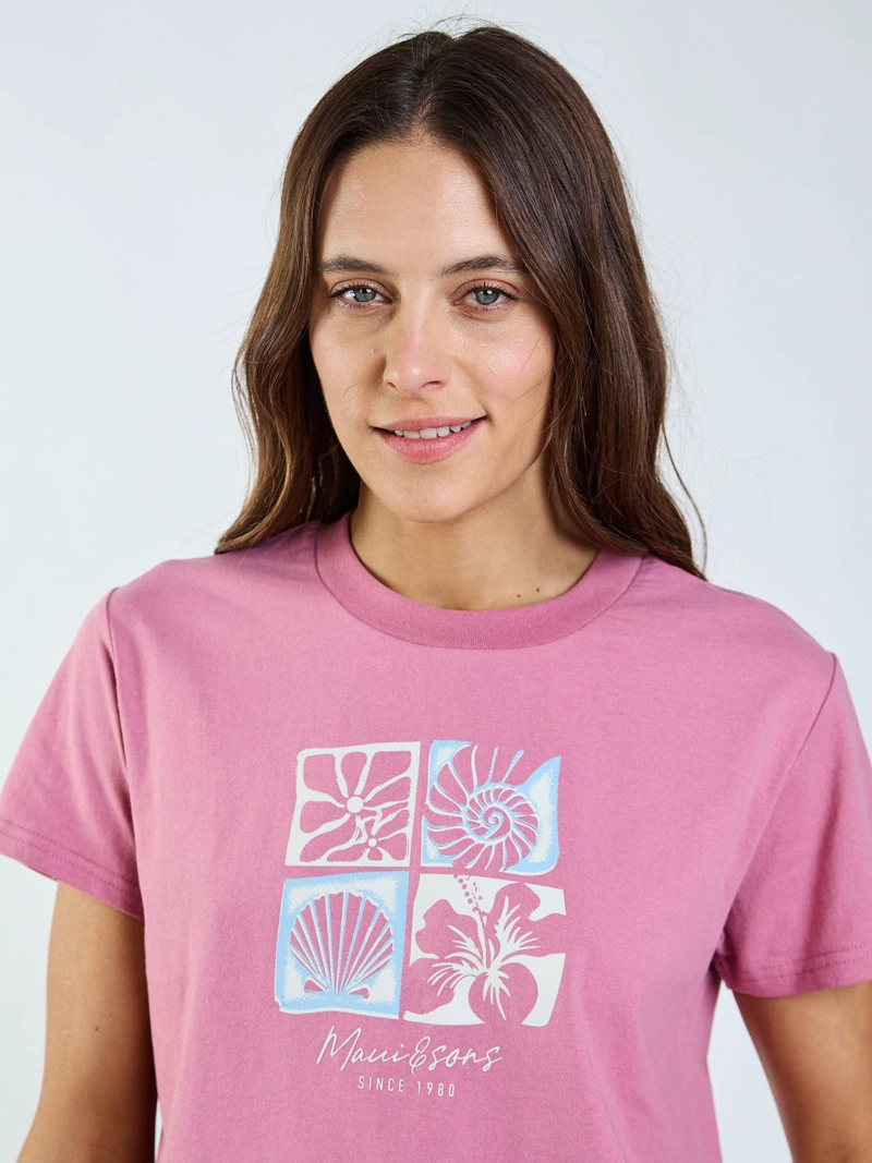 POLERA MC VIAN ROSADO MUJER MAUI AND SONS - 4