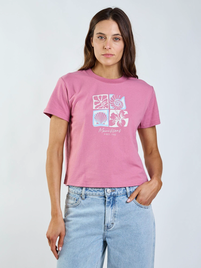 POLERA MC VIAN ROSADO MUJER MAUI AND SONS - 6
