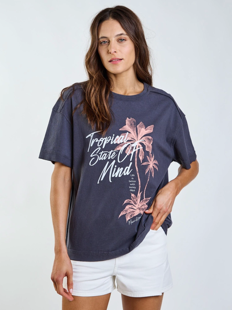 POLERA MC LIRA GRIS MUJER MAUI AND SONS - 1
