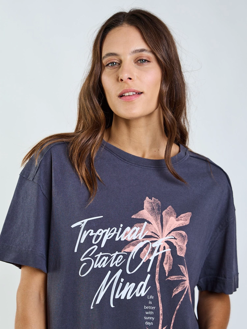 POLERA MC LIRA GRIS MUJER MAUI AND SONS - 4