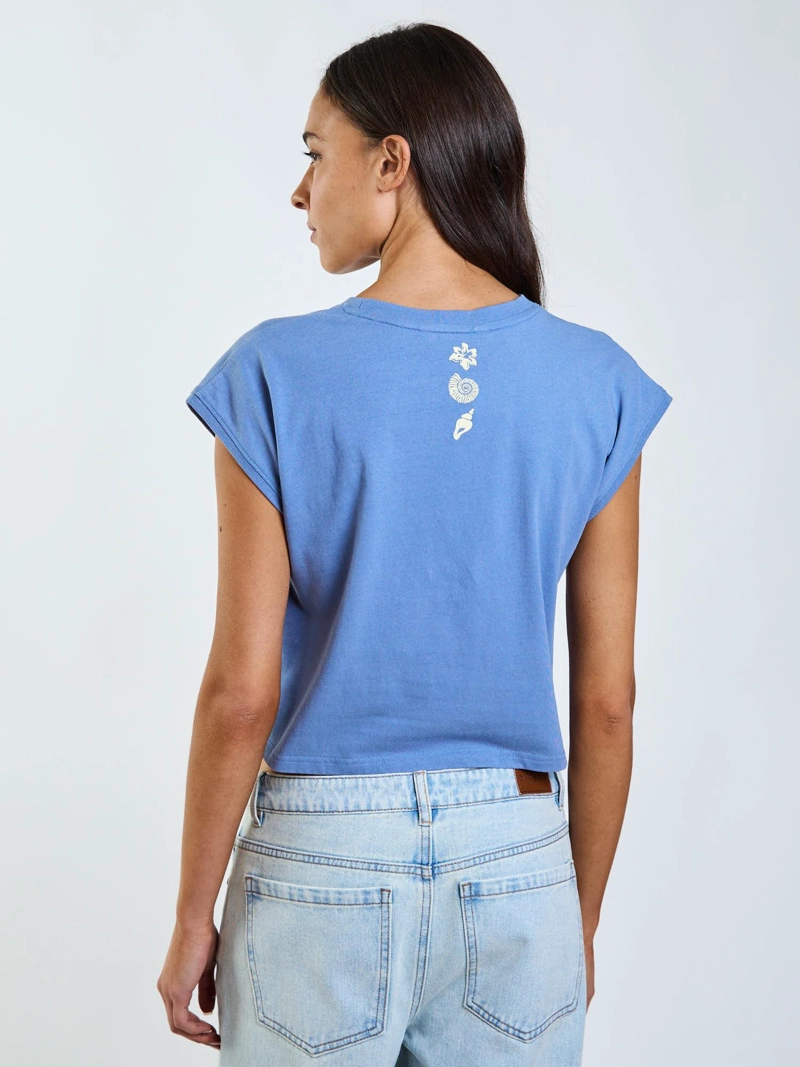 POLERA MC ELARA AZUL MUJER MAUI AND SONS - 2