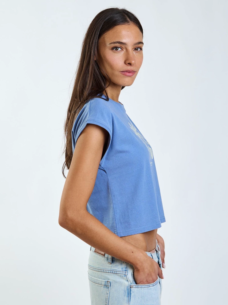 POLERA MC ELARA AZUL MUJER MAUI AND SONS - 3