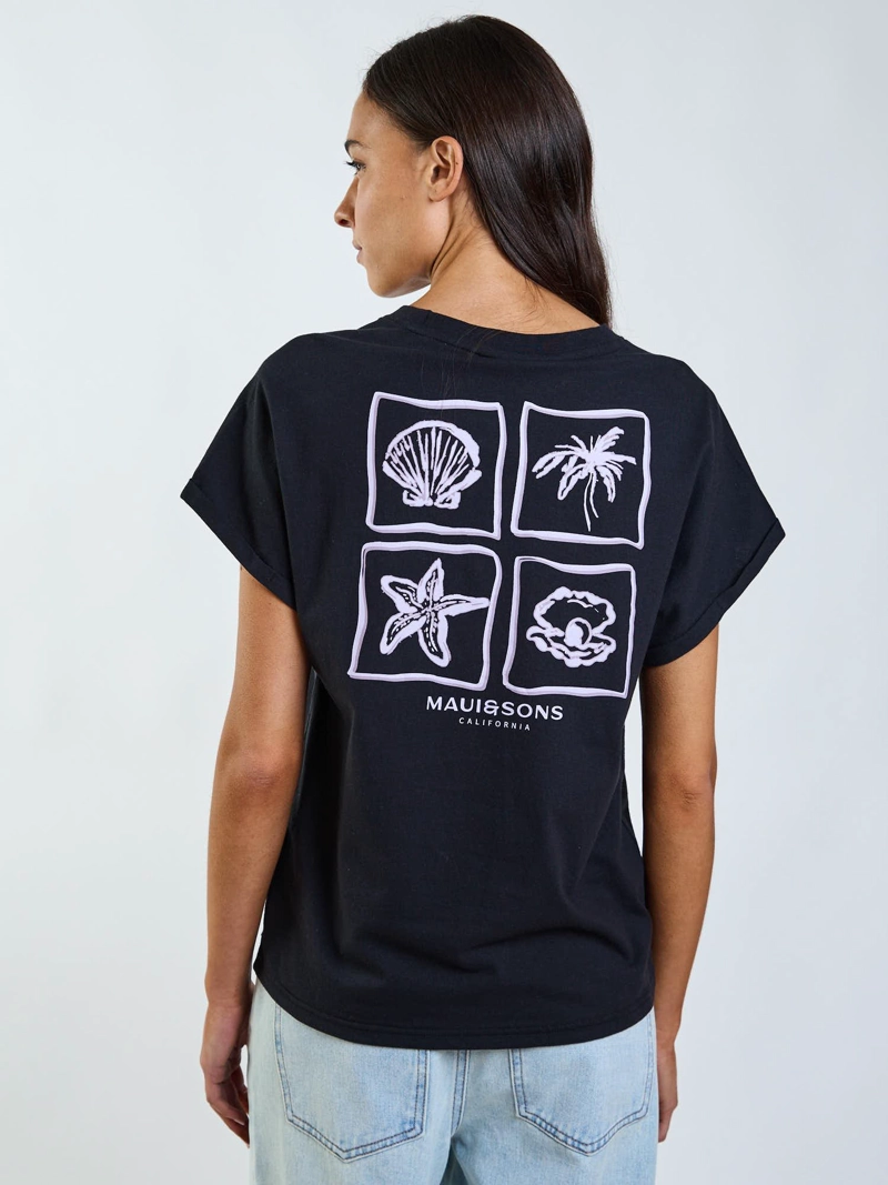 POLERA MC TERA NEGRO MUJER MAUI AND SONS - 2