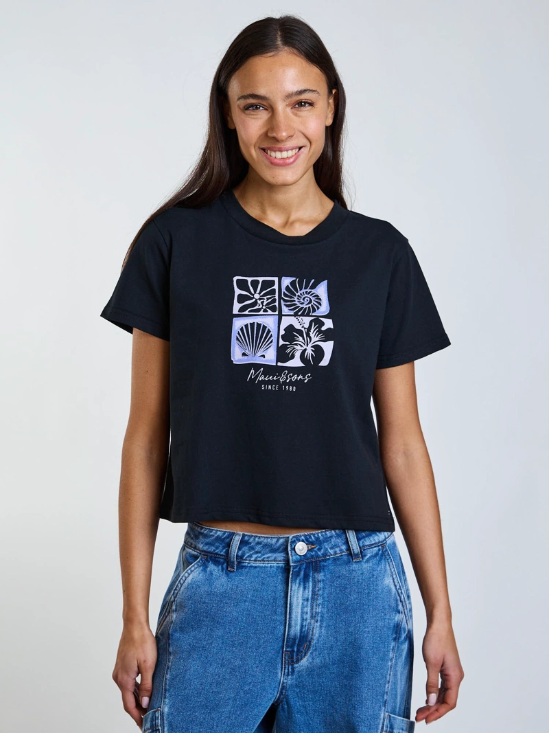 POLERA MC VIAN NEGRO MUJER MAUI AND SONS - 1