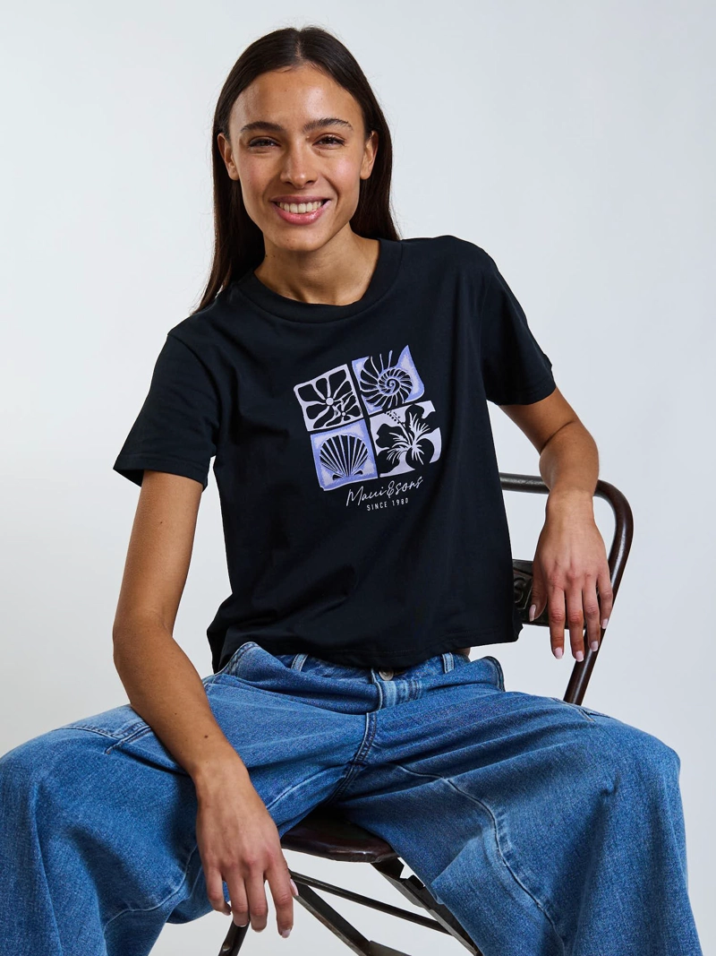 POLERA MC VIAN NEGRO MUJER MAUI AND SONS - 7