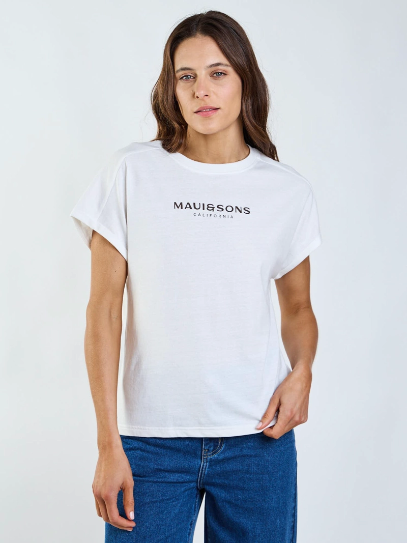 POLERA MC TERA BLANCO MUJER MAUI AND SONS - 1