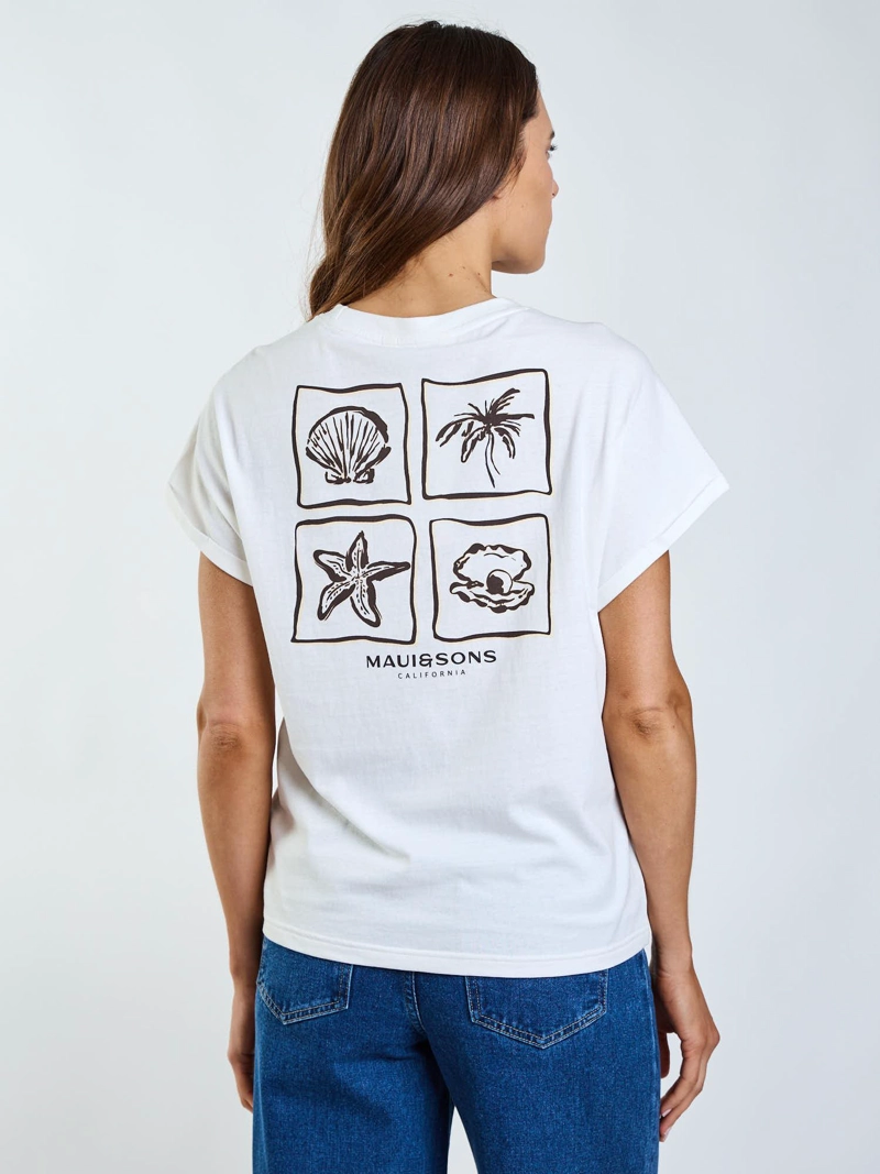 POLERA MC TERA BLANCO MUJER MAUI AND SONS - 2