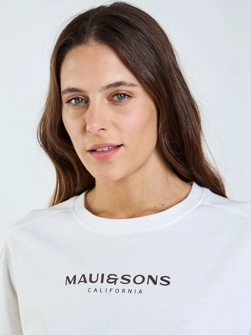 POLERA MC TERA BLANCO MUJER MAUI AND SONS - 5