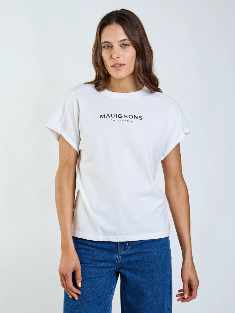 POLERA MC TERA BLANCO MUJER MAUI AND SONS - 6