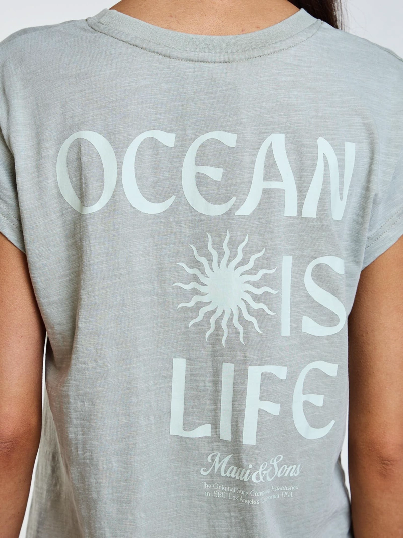 POLERA MC DUNA VERDE MUJER MAUI AND SONS - 4